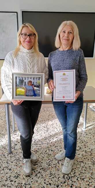 Снежана Тончева от Пескара получи посмъртно грамота от Изпълнителната агенция за българите в чужбина