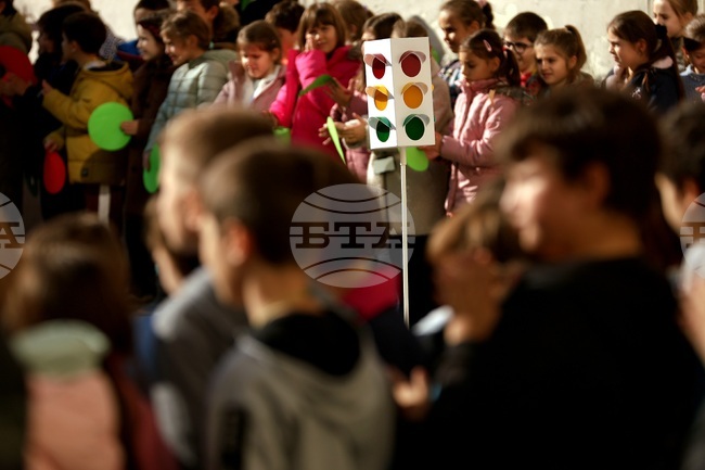 Седмо средно училище „Св. Седмочисленици“ - открит урок по пътна безопасност