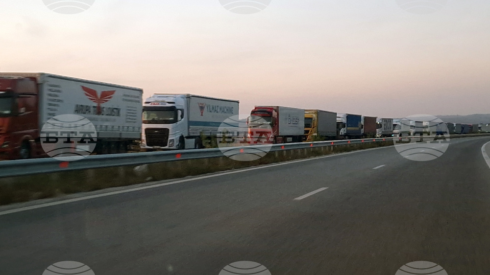 Автомагистрала „Марица” - камиони - опашка