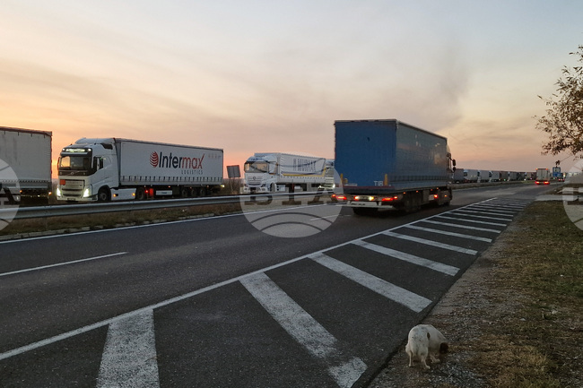 Интензивен е трафикът за товарни автомобили на пунктовете на границата с Турция и Румъния