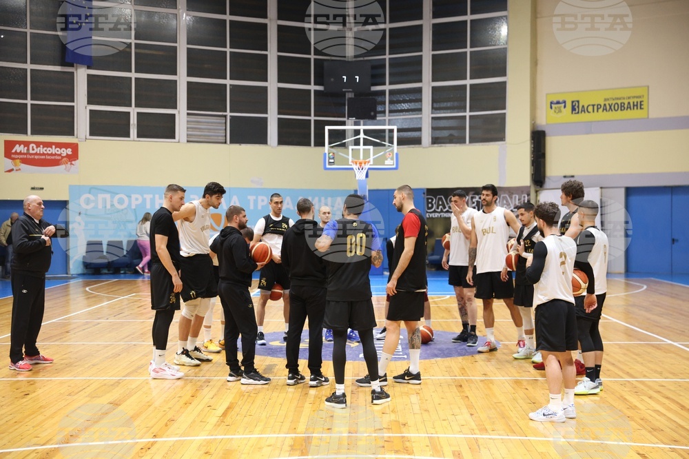 Баскетбол - национален отбор - тренировка