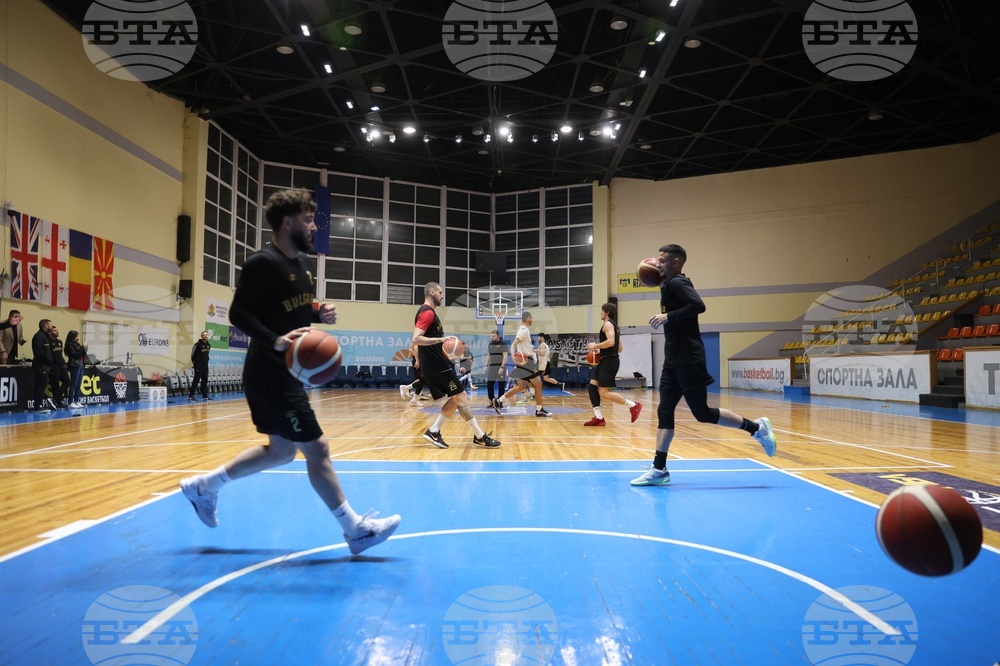 Баскетбол - национален отбор - тренировка