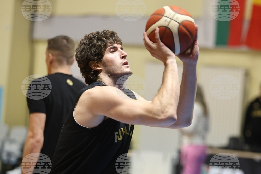 Баскетбол - национален отбор - тренировка