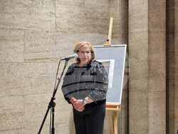 Премиерата на „Десет велики българолюбци“ бе тази вечер в Националната библиотека „Св. св. Кирил и Методий". Снимка: Гергана Николова / БТА