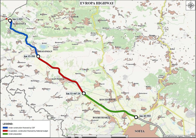 Европейска комисия: Одобрени са 183 милиона евро от ЕС за новата магистрала „Европа“ в посока Сърбия