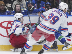 Rangers Canucks Hockey