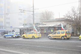 Бургас - таксиметрови шофьори - протест