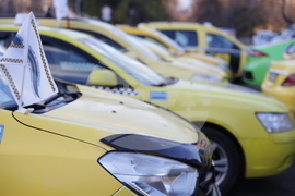 Протест - таксиметрови шофьори