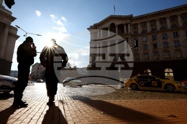 Протест - таксиметрови шофьори - шествие