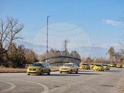 Пазарджик- таксиметрови шофьори- протест