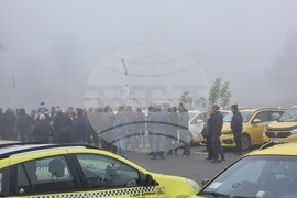 Ямбол - протест - таксиметрови шофьори