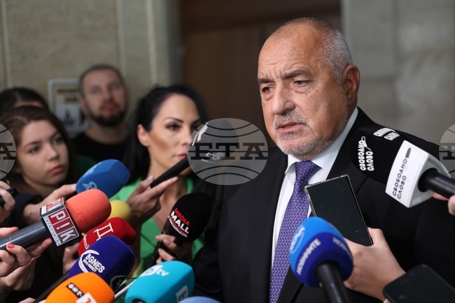 Надявам се на разум от всички, ние ще гласуваме за Рая Назарян, каза Бойко Борисов за избора на председател на Народното събрание