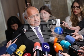 Народно събрание - кулоари - Бойко Борисов - изявление