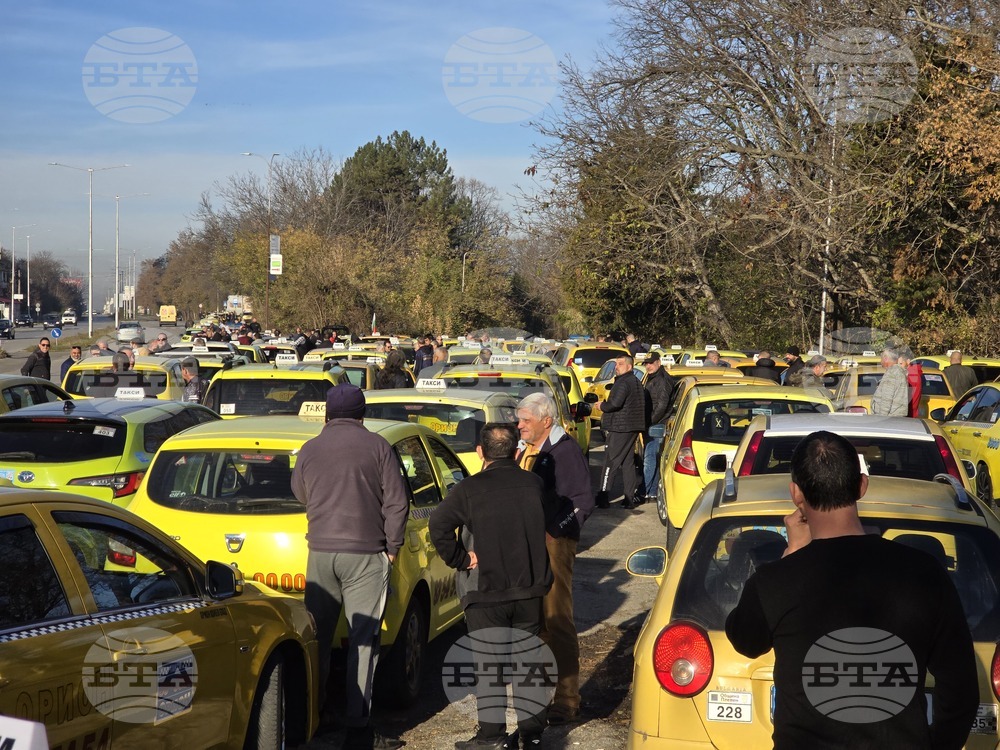 Плевен - протест - таксита