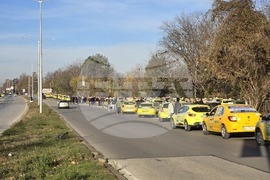 Плевен - протест - таксита