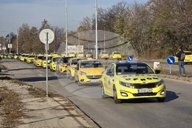 Плевен - протест - таксита