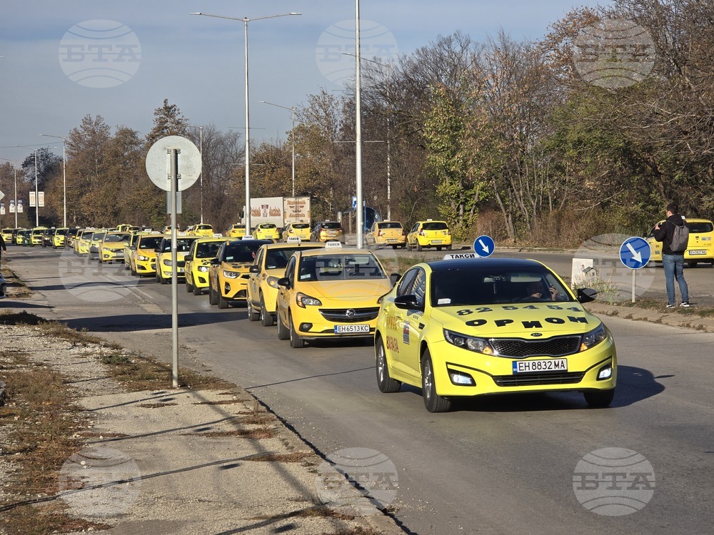 Плевен - протест - таксита