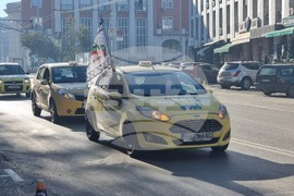 Плевен - протест - таксита