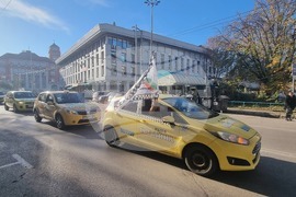 Плевен - протест - таксита