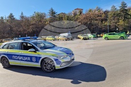 Разград - таксиметрови шофьори - протест