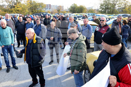 Варна - таксиметрови шофьори - протест