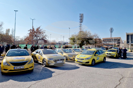 Пловдив - таксиметрови шофьори - протест