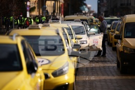 Таксиметрови шофьори - протест