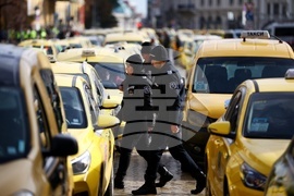 Таксиметрови шофьори - протест