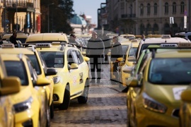 Таксиметрови шофьори - протест