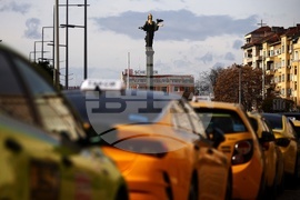 Таксиметрови шофьори - протест