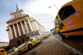 Таксиметрови шофьори - протест