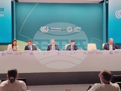 СОР29 - Баку - пресконференция - председателство. Снимка: Специален пратеник на БТА Антоанета Маркова