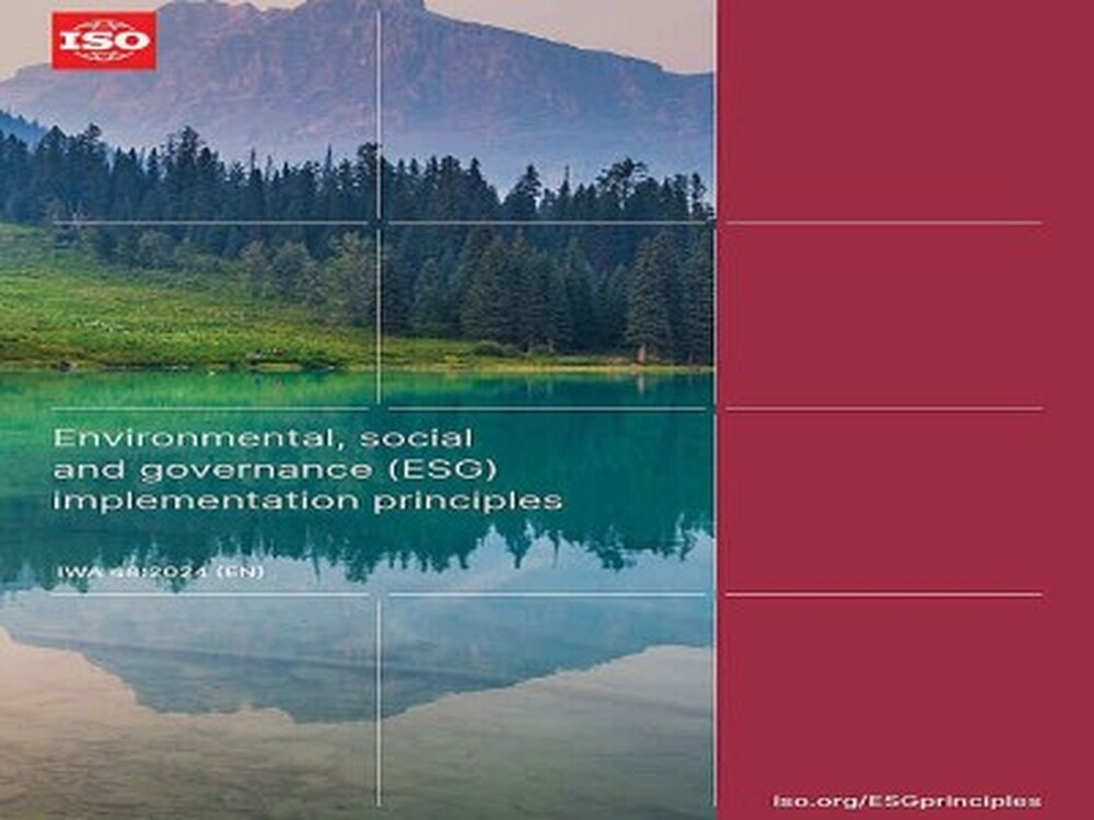 Международната организация за стандартизация публикува Рамка за прилагане на екологичните, социални и управленски принципи