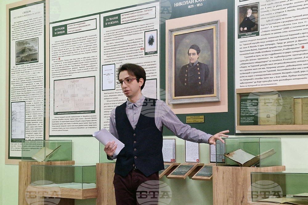 Средно училище „Николай Катранов“ в Свищов откри музейна експозиция, посветена на живота и делото на своя патрон