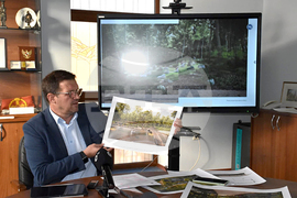 Хасково - инвестиция - езеро в парк „Кенана”