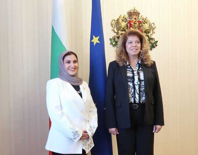 Vice President Iotova Meets with Bahrain Ombudsman Ghada Hameed Habib