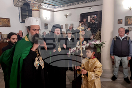 Кюстендил - архиерейска вечерня - патриарх Даниил