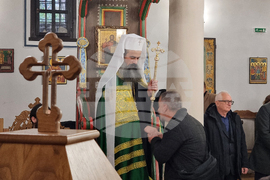 Кюстендил - архиерейска вечерня - патриарх Даниил