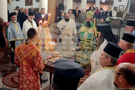 Кюстендил - архиерейска вечерня - патриарх Даниил