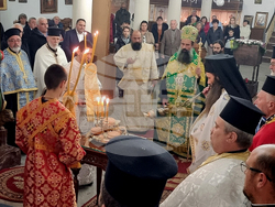 Кюстендил - архиерейска вечерня - патриарх Даниил