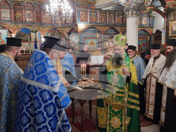 Кюстендил - архиерейска вечерня - патриарх Даниил