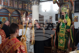 Кюстендил - архиерейска вечерня - патриарх Даниил
