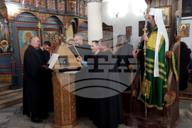 Кюстендил - архиерейска вечерня - патриарх Даниил