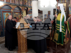 Кюстендил - архиерейска вечерня - патриарх Даниил