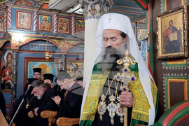 Кюстендил - архиерейска вечерня - патриарх Даниил