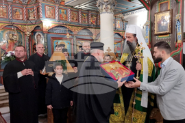 Кюстендил - архиерейска вечерня - патриарх Даниил