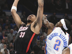 Trail Blazers Thunder Basketball
