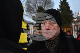 Пловдив - футболни фенове - протест