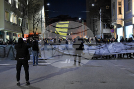 Пловдив - футболни фенове - протест