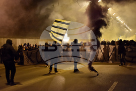 Пловдив - футболни фенове - протест